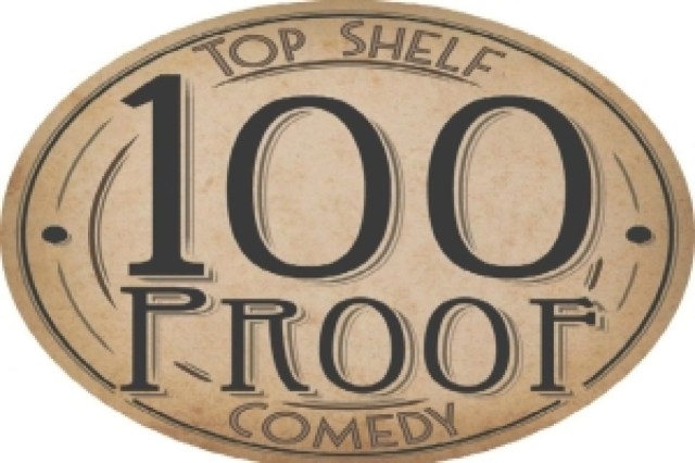 100 proof standup comedy logo 12664
