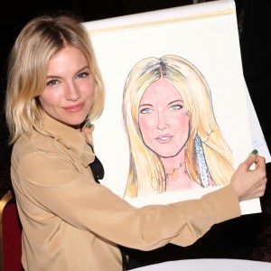 <em>Cabaret</em> Star Sienna Miller Receives a Sardi's Caricature