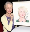 Dame Helen Mirren Gets a "Bloody Brilliant" Sardi's Caricature