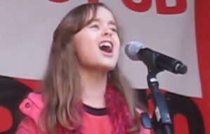 <em>Fun Home</em> Flashback: Sydney Lucas Sings "Ring of Keys" at 2012 Public Theater Block Party