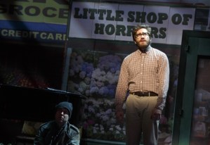 FIRST LOOK: Jake Gyllenhaal, Ellen Greene, and Taran Killam in <em>Little Shop of Horrors</em>