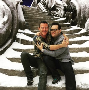 <em>Beauty and the Beast</em>'s Luke Evans and Josh Gad Make an Adorable Gaston and Le Fou