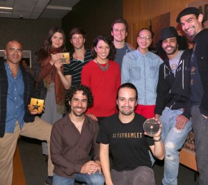 Click Boom! Lin-Manuel Miranda and <em>Hamilton</em> Stars Sign Copies of Their New Cast Album