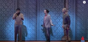 Wayne Brady Goes <em>Whose Line</em> With <em>Hamilton</em>'s Lin-Manuel Miranda and Christopher Jackson