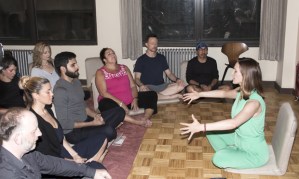 Meditating With the Cast of Off-Broadway's <em>Small Mouth Sounds</em>