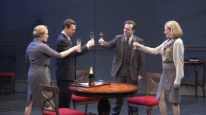 Watch Jefferson Mays and Jennifer Ehle Negotiate a Historic Peace Pact in <em>Oslo</em>