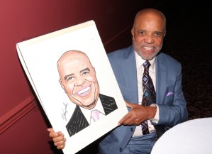 <em>Motown The Musical</em>'s Berry Gordy Receives a Sardi's Caricature
