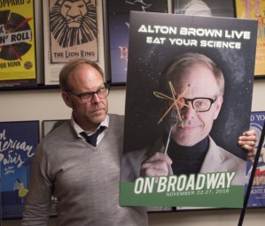 Rush Policy Announced for Alton Brown's <em>Eat Your Science</em> on Broadway