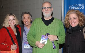 William Finn Reunites With <em>In Trousers</em> Stars Chip Zien, Alison Fraser, and Mary Testa