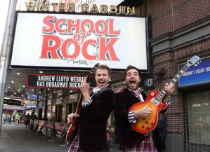 <em>School of Rock</em> Welcomes Two New Dewey Finns to Lead the Broadway Band