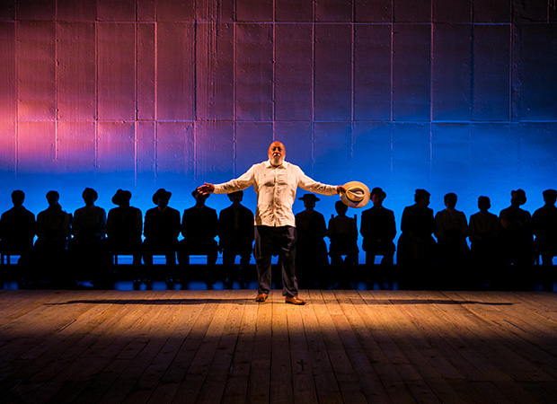 an actor in a stage