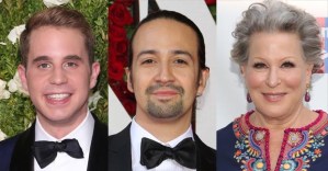 Lin-Manuel Miranda, Ben Platt, Bette Midler Nominated for Grammys