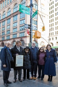 Joseph Papp Way Officially a Part of the City