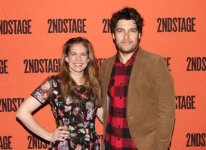 Anna Chlumsky, Adam Pally, and Company of <em>Cardinal</em> Meet the Press