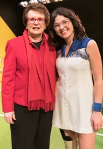 Tennis Icon Billie Jean King Visits <em>Balls</em>
