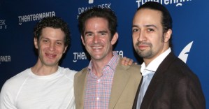 <em>Hamilton</em>'s Kail, Blankenbuehler, and Miranda Receive LA Drama Critics Awards