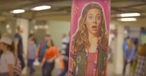 Broadway's <em>Mean Girls</em> (and Boys) Check Out Their Ads in Times Square