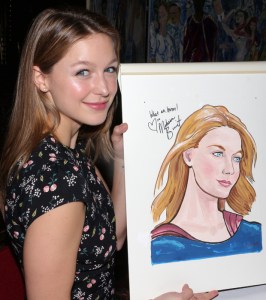 <em>Beautiful</em> and <em>Supergirl</em> Star Melissa Benoist Receives a Sardi's Portrait