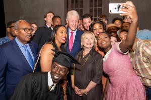 Bill and Hillary Clinton See Off-Broadway's <em>Little Rock</em>