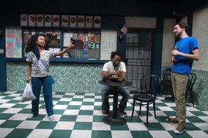 <em>Salt Pepper Ketchup</em> Set for InterAct Theatre Company