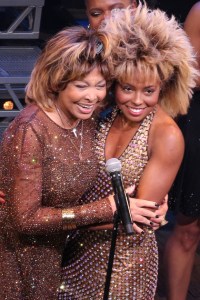 Tina Turner Joins Adrienne Warren and Daniel J. Watts Onstage at <em>Tina</em> Opening