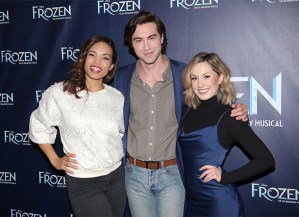 Ciara Renée, McKenzie Kurtz, and Ryan McCartan Celebrate <em>Frozen</em> on Broadway