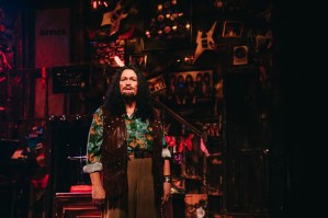 See Photos of Dot-Marie Jones as Dennis Dupree in <em>Rock of Ages</em>