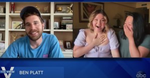 Watch Ben Platt Surprise a Cancer Survivor With <em>Dear Evan Hansen</em> Premiere Tickets on <em>The View</em>