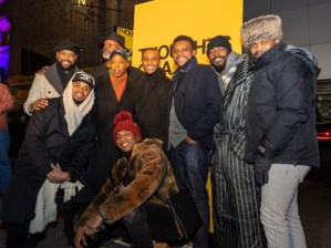 Mayor-Elect Eric Adams Visits <em>Thoughts of a Colored Man</em> on Broadway