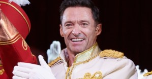 Hugh Jackman Strikes a Pose as Wolverine at <em>The Music Man</em> Curtain Call