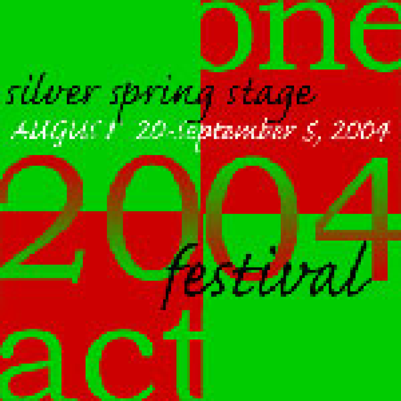 2004 oneact festival logo 3061