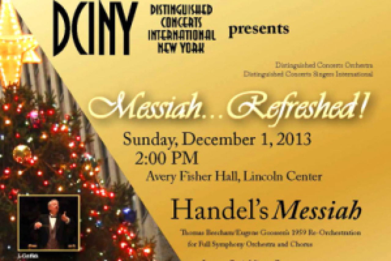 off messiahrefreshed at avery fisher hall lincoln center logo Broadway shows and tickets