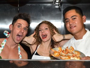 <em>Cooking With the Stars at 54 Below</em>: Grilling Shrimp With The Skivvies