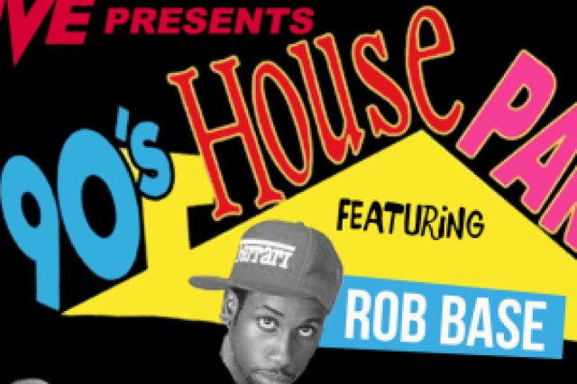 90s house party logo 89295