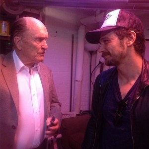 EXCLUSIVE: Oscar Winner Robert Duvall Visits James Franco Backstage at Broadway's <em>Of Mice and Men</em>