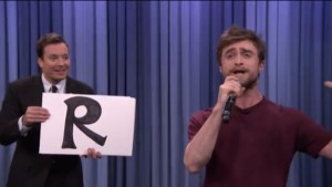 Daniel Radcliffe Raps on <em>The Tonight Show</em> as Jimmy Fallon Gets Increasingly Excited