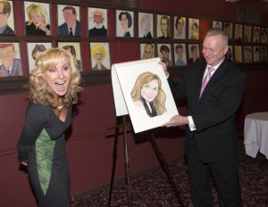 <em>Mamma Mia!</em> Star Judy McLane Receives a Sardi's Caricature