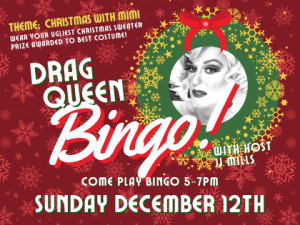 BINGO FUNDRAISER – DECEMBER