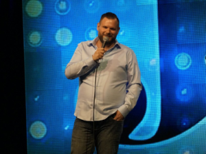 Comedian Jeff Leeson