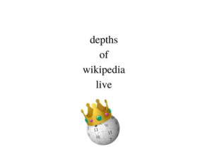 Depths of Wikipedia