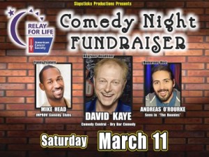 3.11.23 Relay For Life Comedy Night – Clearfield, PA