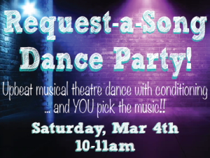 Request-a-Song Dance Party – Mar 4