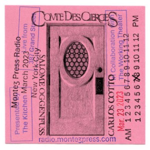 Salome Oggenuss, Carlos Cotto in collaboration with The Working Theater: Comte des Cierges