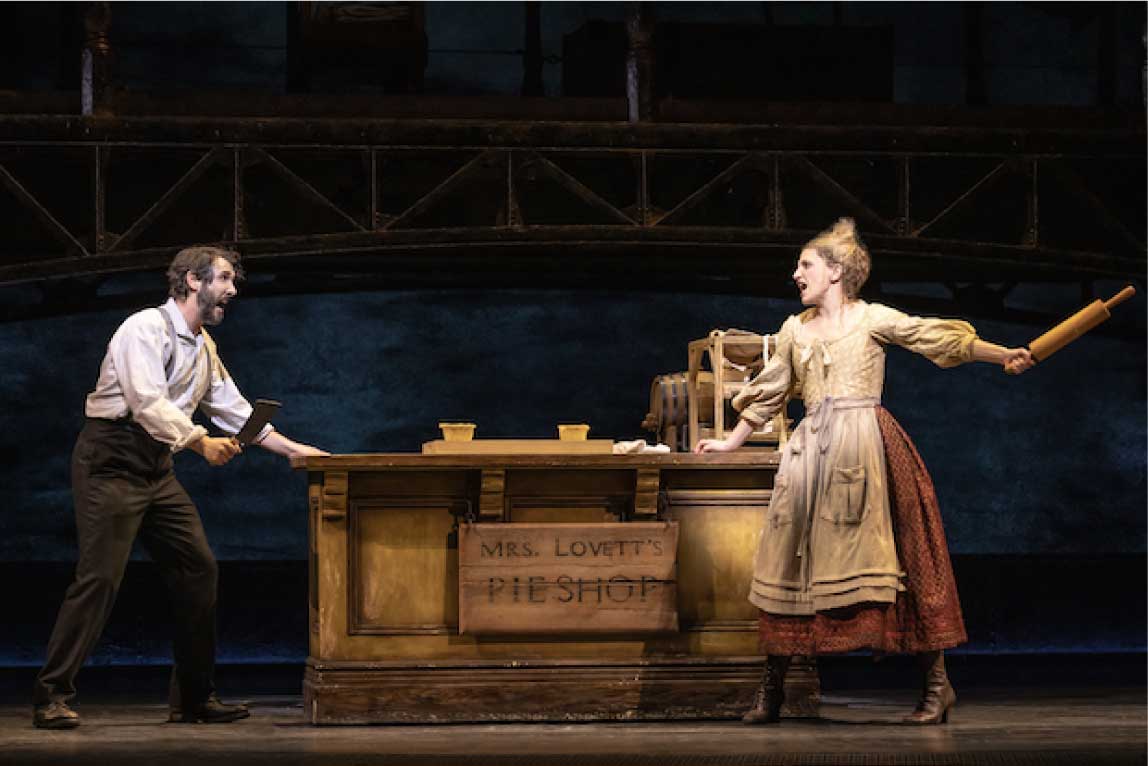 Josh Groban and Annaleigh Ashford in the 2023 Broadway production of SWEENEY TODD Photo by Matthew Murphy and Evan Zimmerman 1 gn