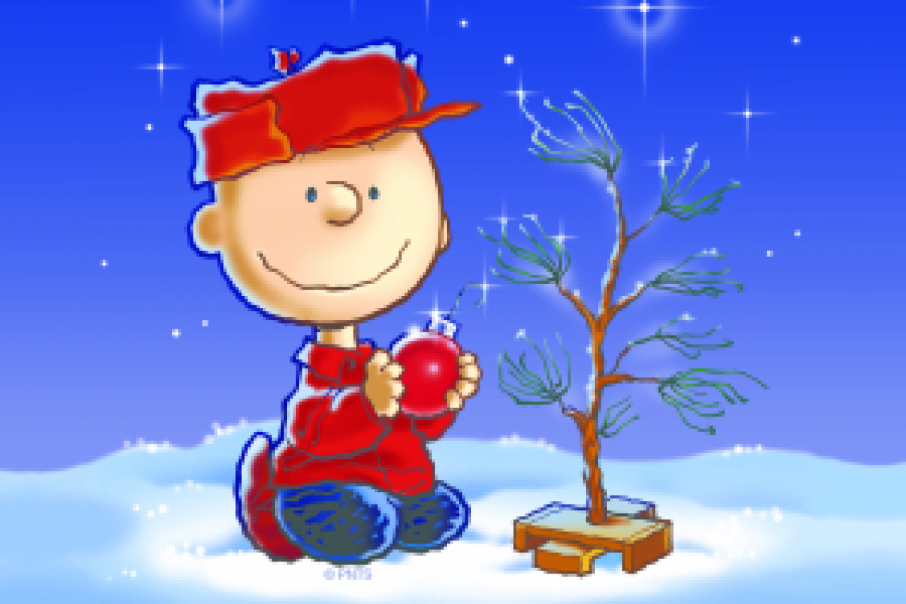 a charlie brown christmas logo 35025