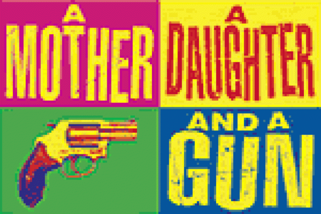a mother a daughter and a gun logo 29187