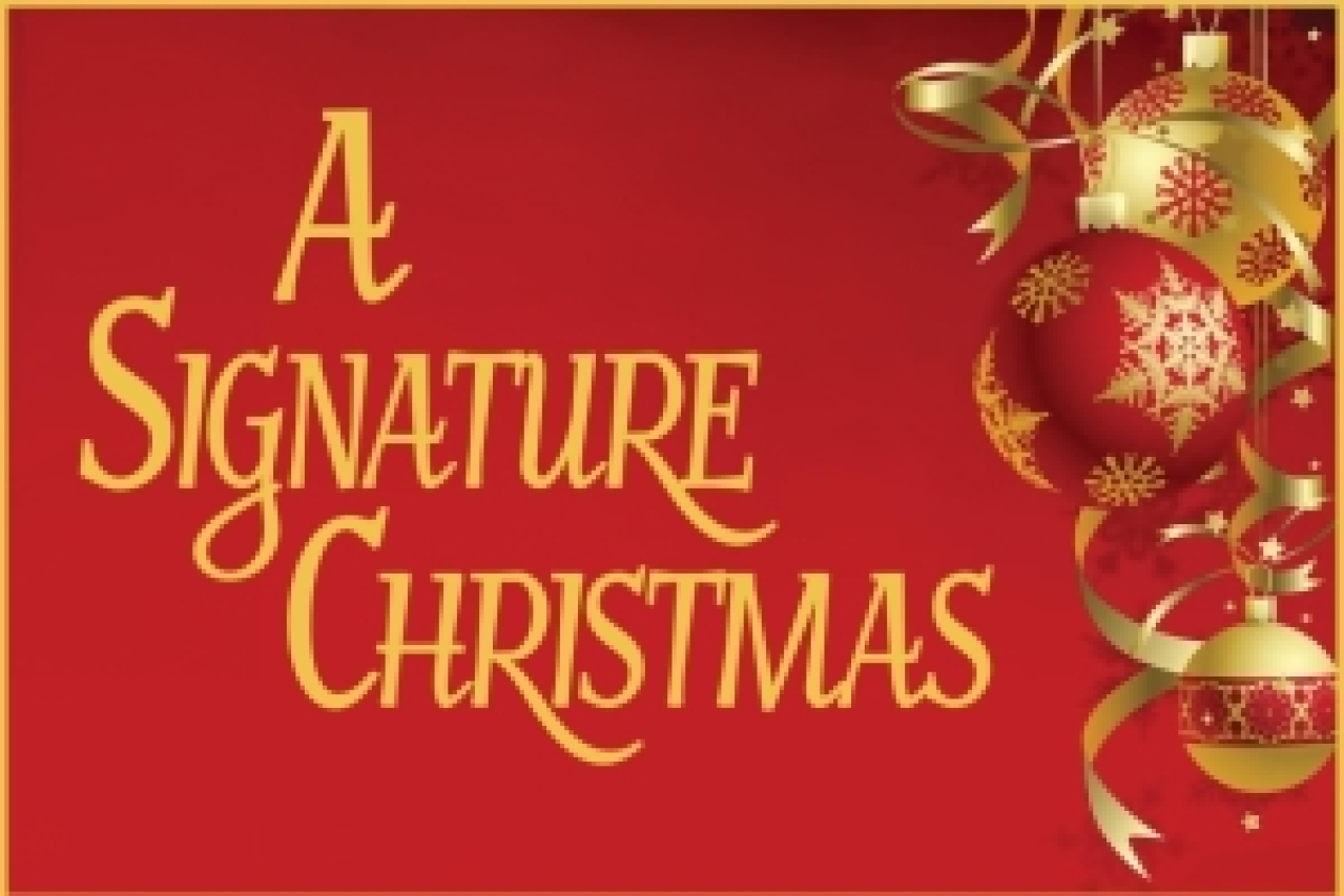 a signature christmas logo 62120