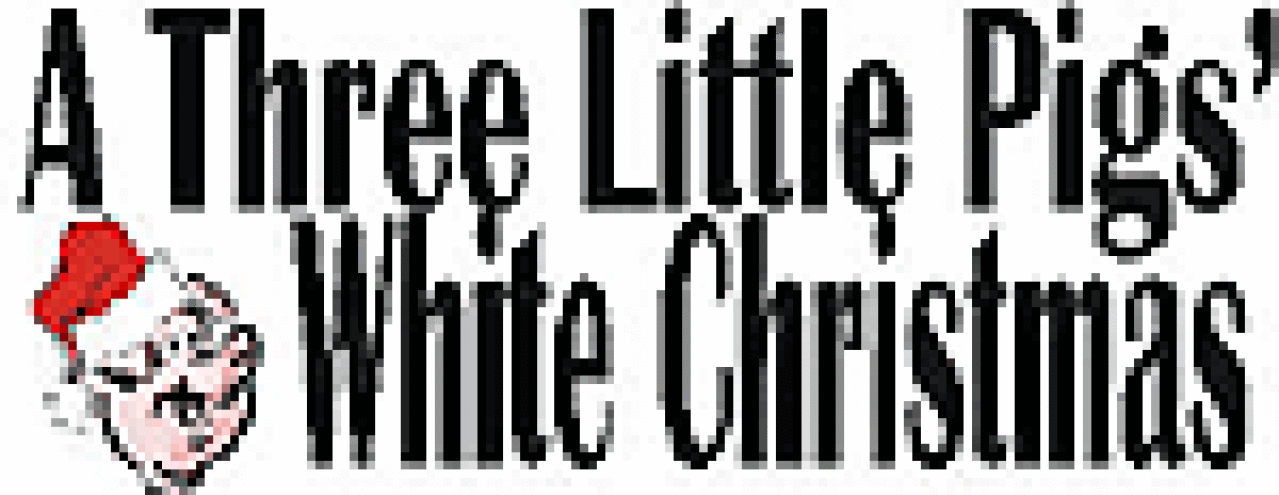 a three pigs white christmas logo 3437