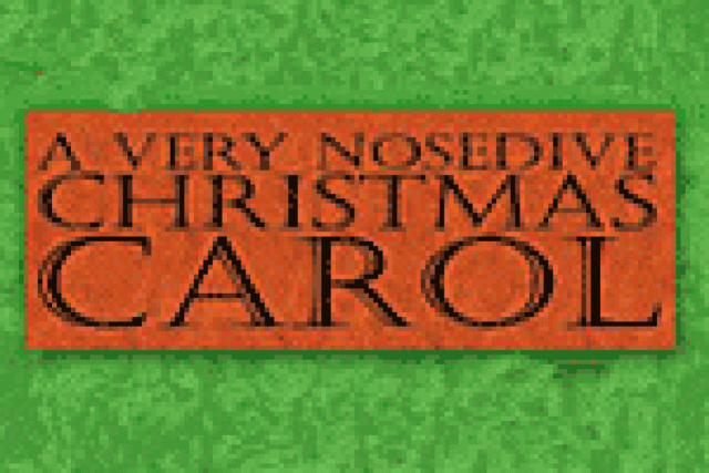 a very nosedive christmas carol logo 3524