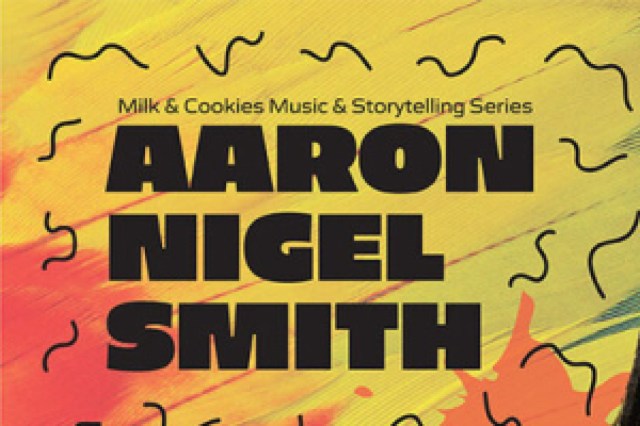 aaron nigel smith milk and cookies event logo 92993
